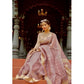 Generic Women's Cotton  Printed Saree With Unstitched Blouse 5.5Mtr (Rose Gold)