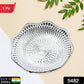 Durable plastic mukhwas tray with intricate traditional patterns.