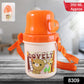 Children's drinking cup with secure lid and easy-to-hold handle