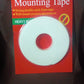 Packaged medium strong double sided foam mounting tape ready for use