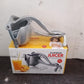 The complete Chef's Embrace manual citrus juicer with filter bags.