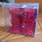 Close-up of tea lights holder candle stand highlighting fine craftsmanship