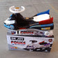 Rear view of Police Ride-On Toy Car showing sturdy build and spacious seating base