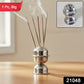 Polished stainless steel agarbatti holder showcasing big jasmine design