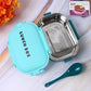 Leakproof insulated stainless steel lunch box set with spoon and fork accessories
