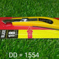 Close-up view of the sharp steel hook blade designed for cutting plastic sheets.