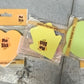 Star-shaped sticky notes on desk for quick reminders