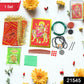 Complete pooja decoration box with traditional Mataji shringar accessories