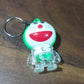 Studio shot of the Doremon lightning design keychain.