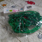 Close-up of the elastic rope material and metal clips.