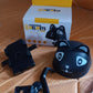 Bike phone holder sun visor mounted on handlebar in outdoor setting