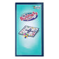 Business game board with plastic money and game cards, teaching financial literacy.