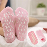 Silicone moisturizing gel socks for soft feet