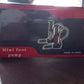 Durable pump hose and multiple adapters for bicycles, cars, and inflatable toys.