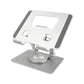 Laptop placed securely on the Phonixio adjustable stand, improving desk ergonomics.