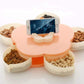 Innovative smart candy box designed to keep different snacks neatly separated.