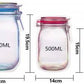 Clear jar-shaped stand-up pouch showcasing its utility for kitchen storage.