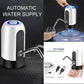 Sleek and modern design of the drinking water pump with an illuminated button.