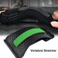 Person easily assembling the multi-level back stretcher before use, highlighting portability.