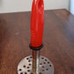 Side angle of stainless steel vegetable masher