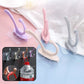 Practical demonstration of the self adhesive wall hook holding a bottle and a cloth.