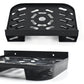 Compact wall shelf for TV setup boxes and other technical devices.