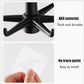 Close-up of strong adhesive backing on rotatable hook for secure mounting