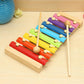 Complete Aditi wooden xylophone set, ready for children to explore musical sounds.