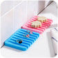 Sleek and modern white silicone soap dish, perfect for any bathroom.