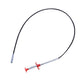 Full length view of the 290cm flexible drain cleaner tool ready for deep pipe cleaning.