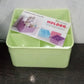 Another view of the Organivo plastic storage box, perfect for small spaces.
