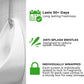 Anti-odor urinal screen mat in a round shape, keeping the urinal clean and fresh.