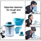 Ergonomic 3 in 1 Steam Inhaler with different attachments for varied uses.