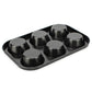 High-quality 6-cavity baking tray, ideal for oven safe bakeware.