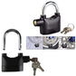 Smart alarm pad lock resisting corrosion and harsh weather