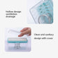 Compact soap holder with roller for easy foam and soap management