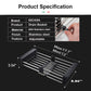 Over-sink dish drying rack showcasing its ventilated design for quick drying.