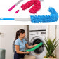 Multi-angle view of the fan cleaning duster, highlighting its flexible design.