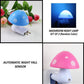 Energy-saving LED mushroom night light with an automatic sensor.