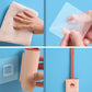 Ventilated quick-dry holder for the silicone toilet brush, preventing water build-up.