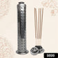 Puja incense stick holder made of stainless steel with safe ash catcher