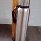 Angled view of the  1000ml Stainless Steel Water Bottle, showcasing its design.