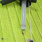 Angled view of the adjustable watering can spray nozzle for potted plants.