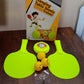 The Dollovia portable table tennis kit components neatly arranged, highlighting its compact design.