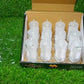 Multiple battery operated Melted Design Flameless Candles, perfect for safe and stunning home decoration.