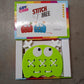 Variety of Stitch Mee Puzzle Toy pieces, demonstrating creative building options.