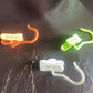 Various usages of hanging hook clip on ropes and bars in home and travel settings
