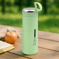 Glass Water Bottle 400ml leak proof main product image showing elegant design