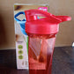 Hexagonal base design fitness shaker bottle with secure grip