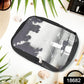 Compact Glimmerly portable storage bag for women, showcasing its sleek profile.